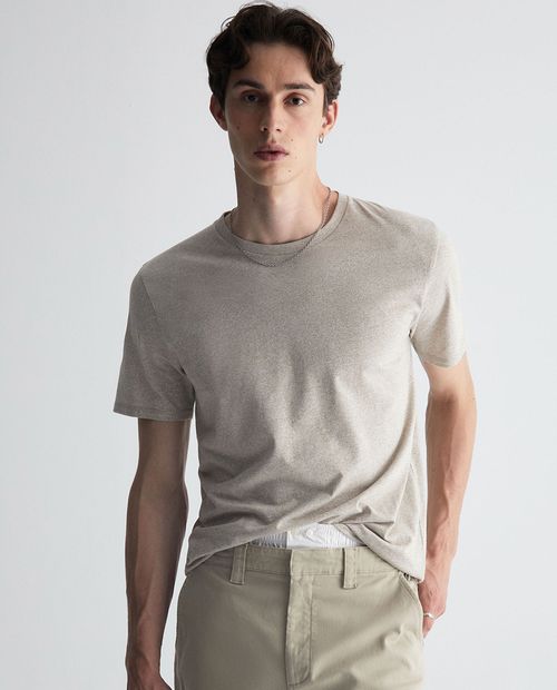 Camiseta Sfera beige heather para hombre