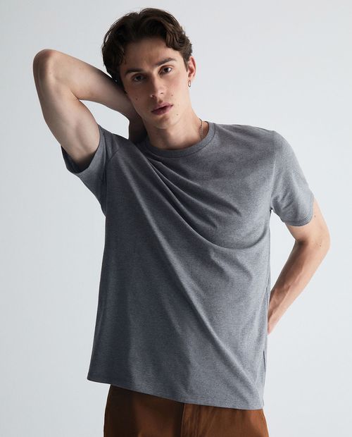 Camiseta Sfera gris heather para hombre