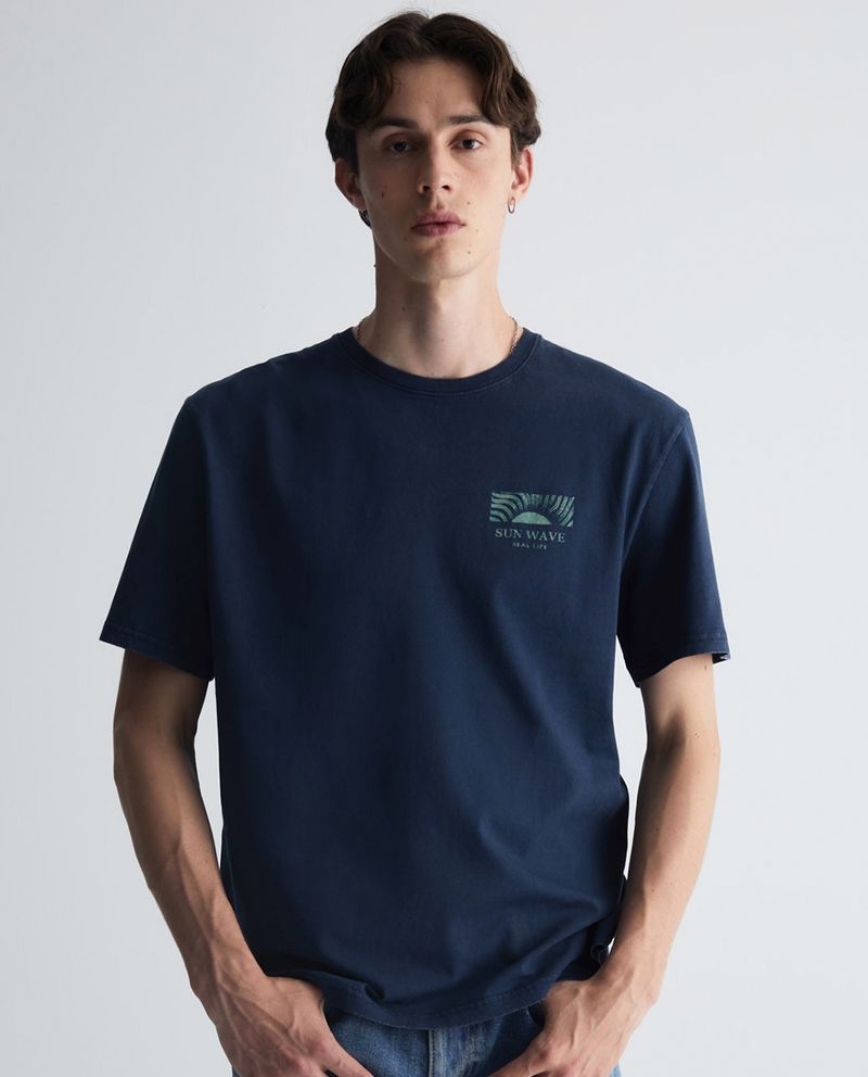 104997703-Camiseta-Sfera-azul-navy-estampado-Sun-Wave-para-hombre