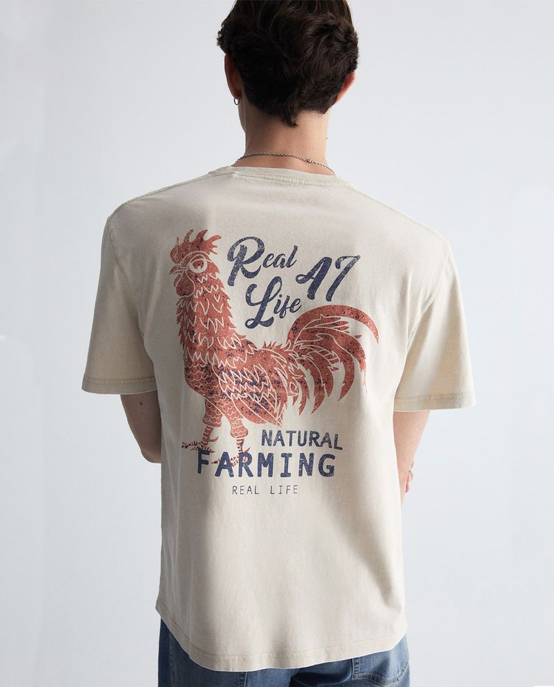 104997711-Camiseta-Sfera-beige-estampado-Natural-Farming-para-hombre
