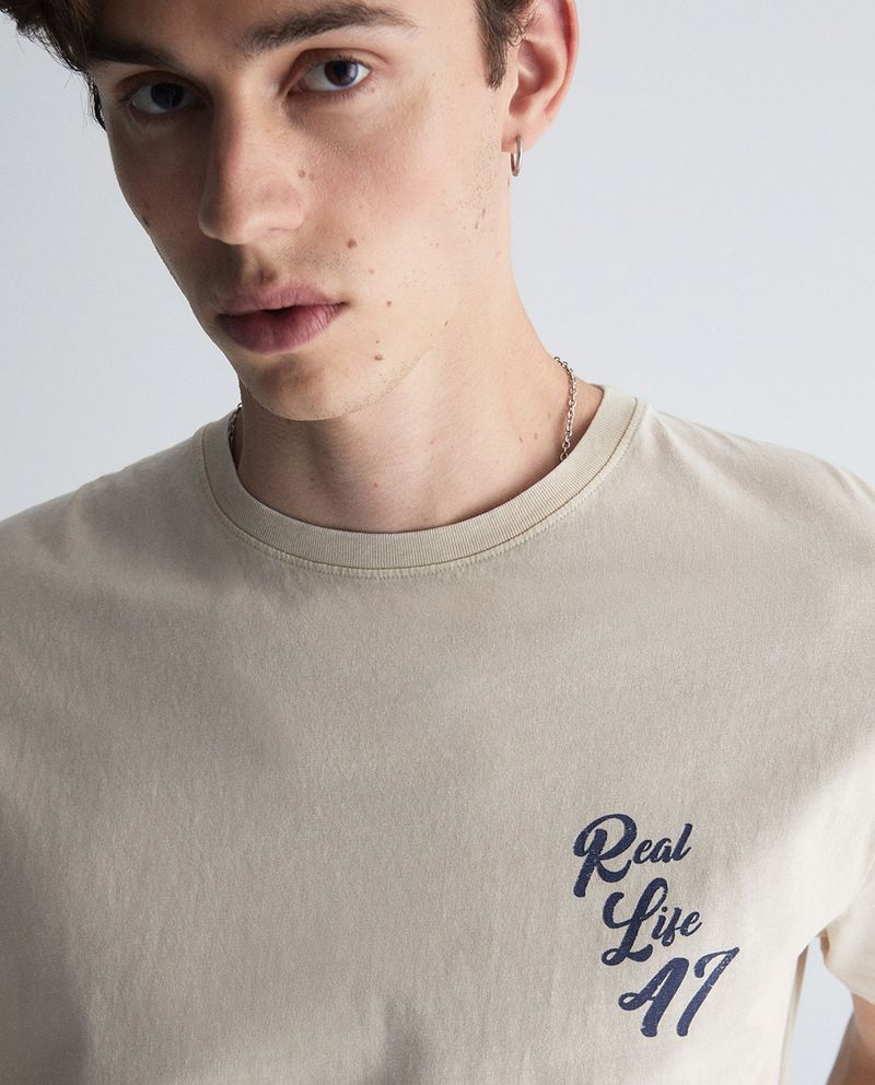 104997711-Camiseta-Sfera-beige-estampado-Natural-Farming-para-hombre