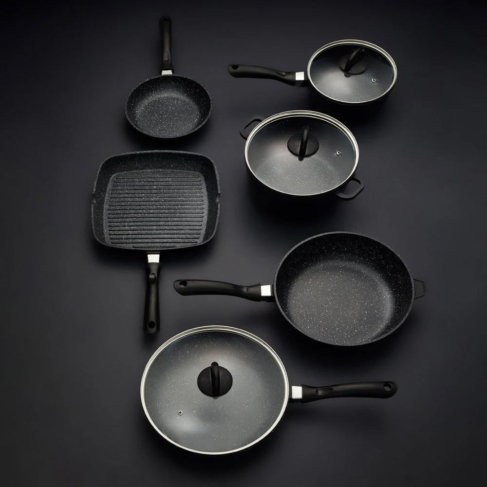 Batería de cocina CuisinePro STONE 6 piezas