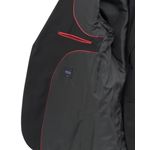 Traje de vestir classic fit Gents negro sólido para hombre-1753912952732