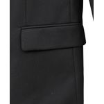 Traje de vestir classic fit Gents negro sólido para hombre-1753912959919