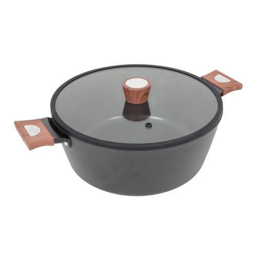 Olla salsera de aluminio con tapa Chef essence 28 cm
