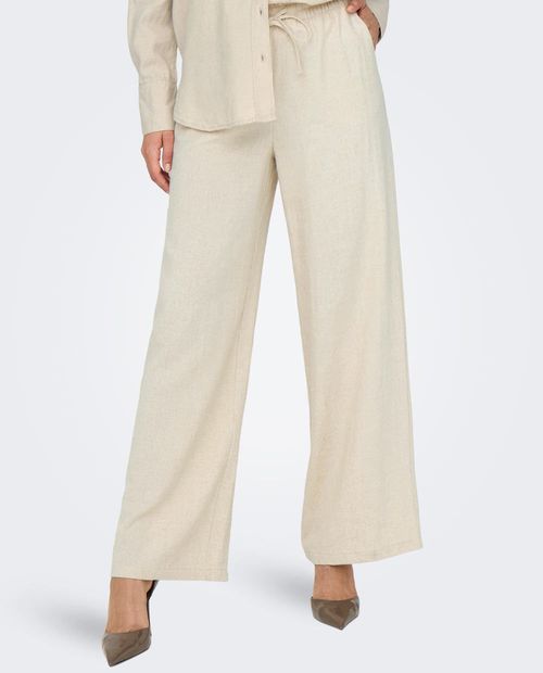 Pantalón JDY palazzo largo 30" de cintura alta para mujer