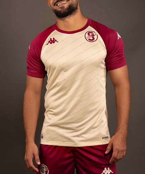 Camiseta de viaje Deportivo Saprissa color blocking para hombre