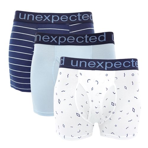 Pack de 3 bóxer briefs Unexpected multicolor para hombre