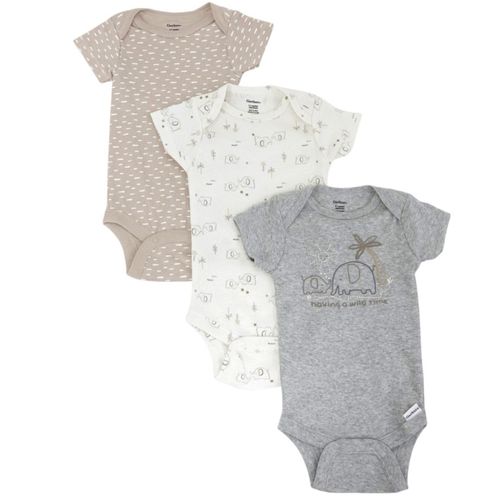 Set de mamelucos multicolor con estampado para bebé niño