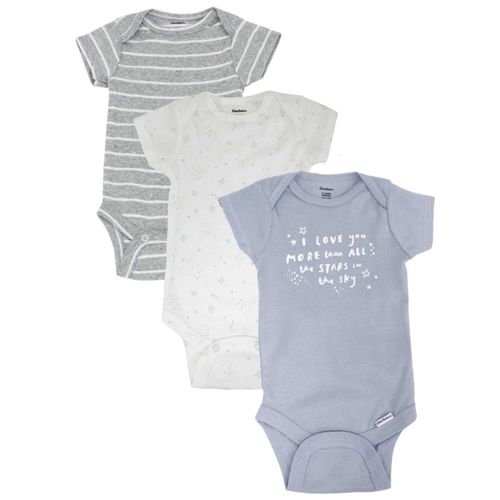 Set de mamelucos multicolor con estampado para bebé niño