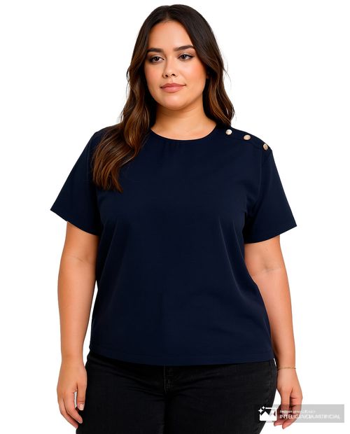 Camiseta Sabrina manga corta para mujer