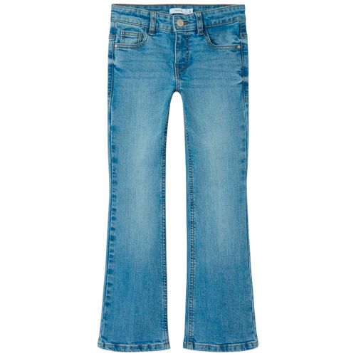 Jeans azul lavado para niña