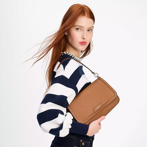 Cartera shoulder bag Kate Spade Hudson color café para mujer