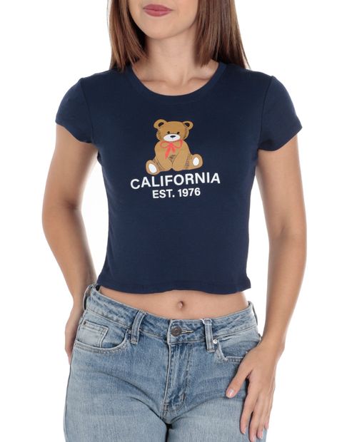 Camiseta No Comment estampada manga corta para mujer