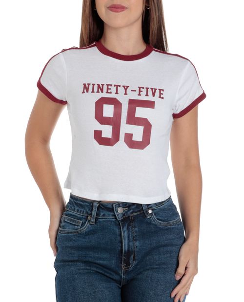 Camiseta No Comment estampada manga corta para mujer