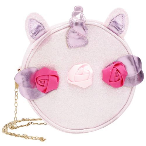 Cartera crossbody rosada para niña