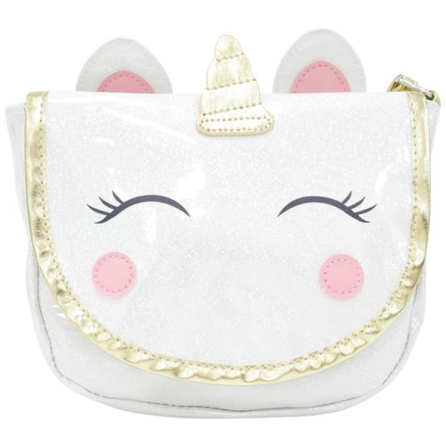 Cartera crossbody blanca para niña