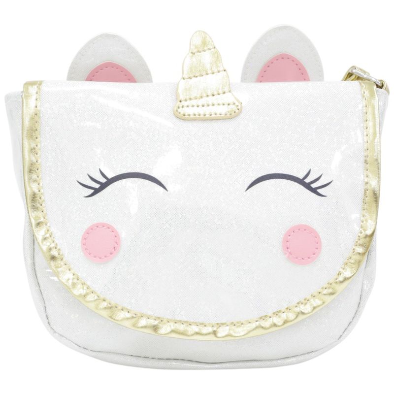 Cartera blanca unicornio de niña Siman El Salvador