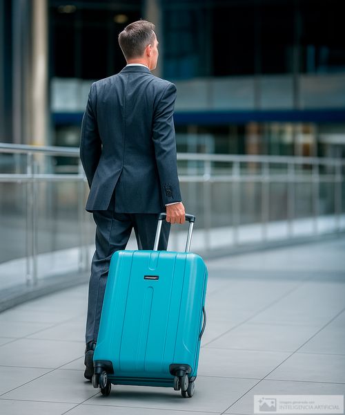 Maleta pequeña Samsonite Fiero 3.0 azul
