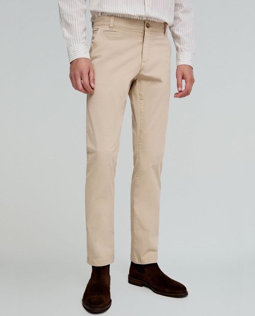 Pantalón chino Scalpers regular fit sólido para hombre