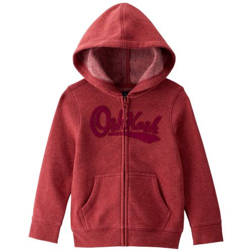 Sudadera roja con bordado para niño