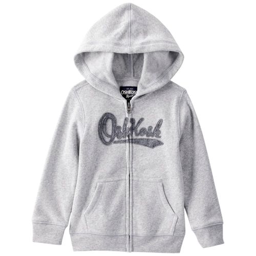 Sudadera gris con bordado para niño