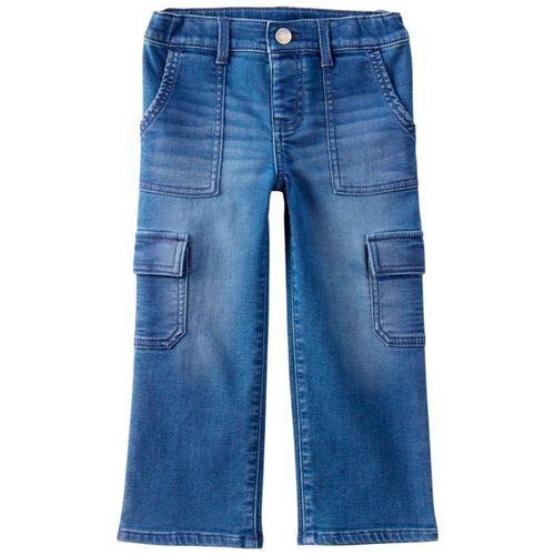 Jeans azul lavado para niña