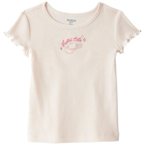 Blusa blanca con estampado para niña
