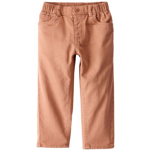 Pantalón café sólido para niño