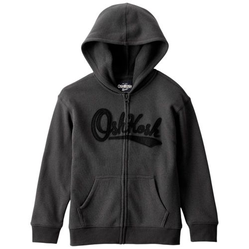 Sudadera negra con bordado para niño