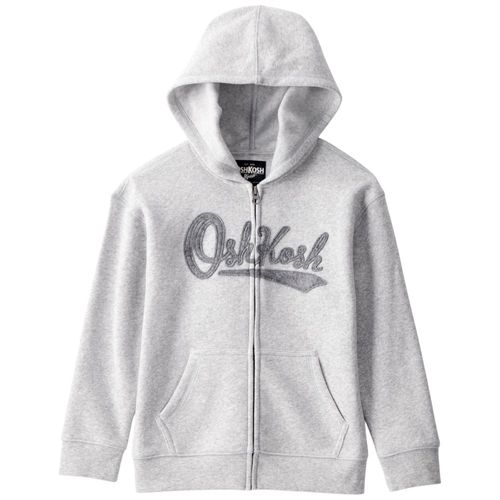 Sudadera gris con bordado para niño