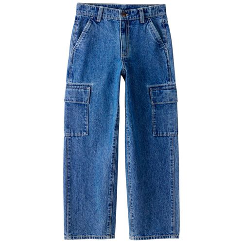 Jeans azul sólido para niño