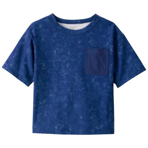 Camiseta azul sólido para niño