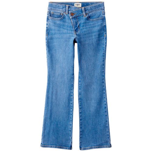 Jeans celeste sólido para niña