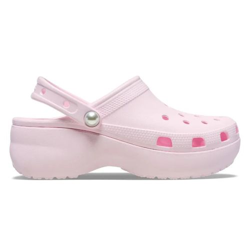 Crocs Classic Llatform Pearl clog rosado para mujer