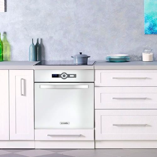 Horno a gas empotrable IO Mabe 24" pulgadas vidrio espejo