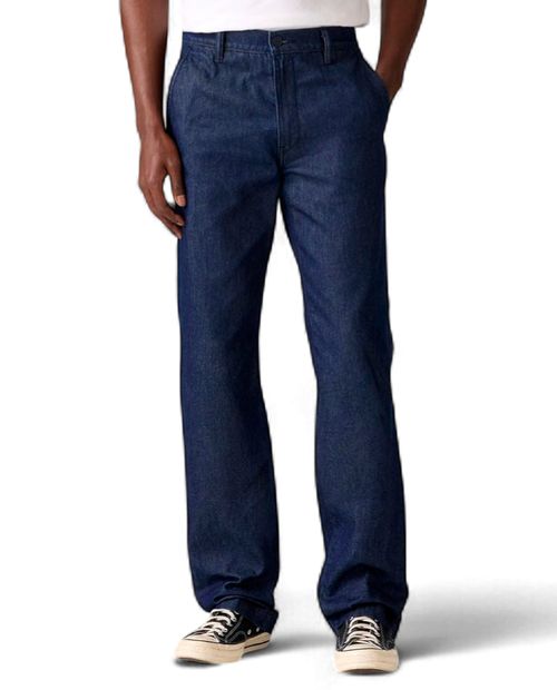 Pantalón chino Levi's relaxed straight fit azul denim para hombre