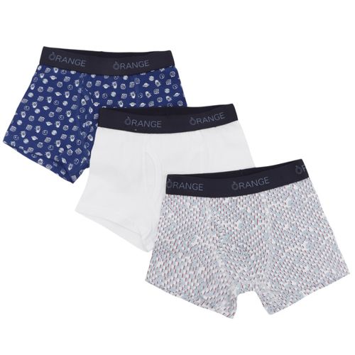 Set de 3 piezas de ropa interior multicolor con estampado para niño