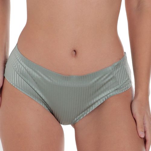 Panti Accente verde de cintura media para mujer