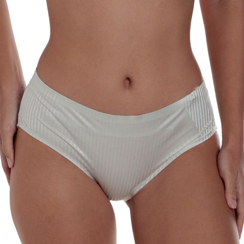 Panti Accente blanco de cintura media para mujer