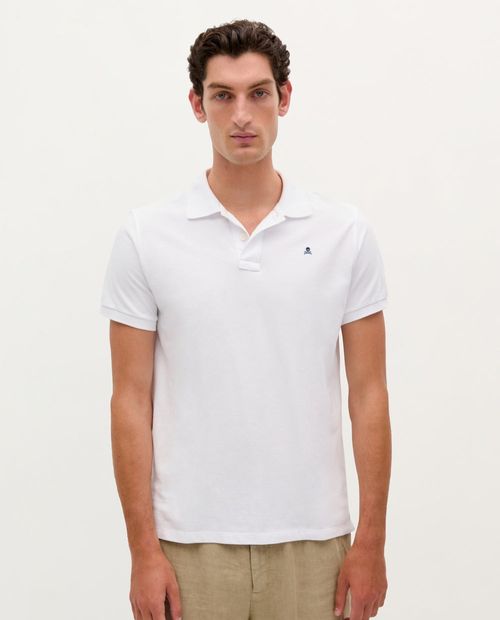 Camisa polo Scalpers regular fit sólida para hombre