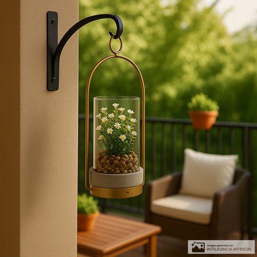 Planta artificial decorativa 17,5x13,5x41,5 cm