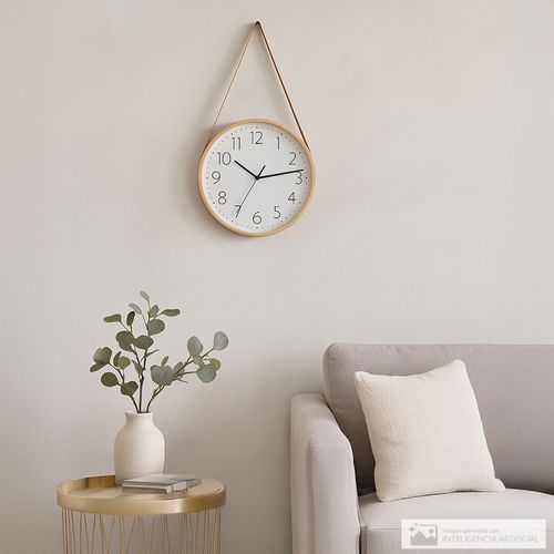 Reloj de MDF para pared 40.8x5x68 cm