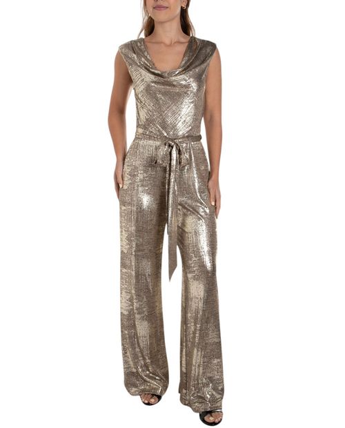 Jumpsuit Connected Apparel sin mangas para mujer