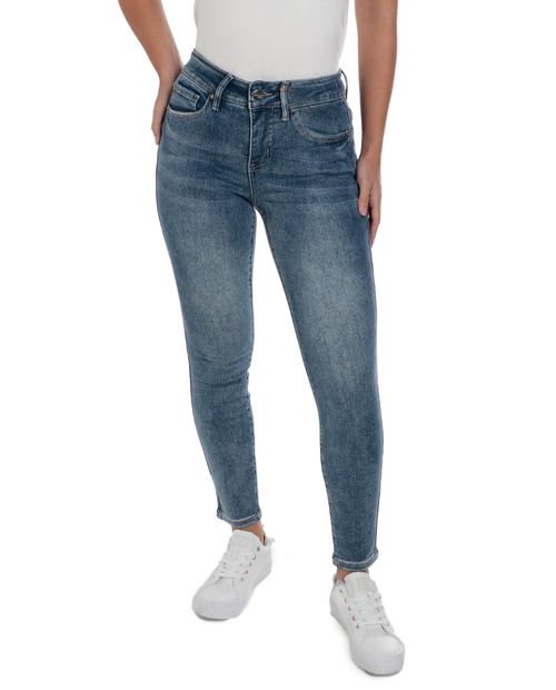 Jeans YMI skinny azul de cintura alta para mujer