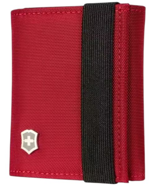 Billetera Victorinox trifold roja para hombre