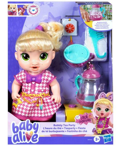 Baby Alive set fiesta del té burbujeante lala googoo