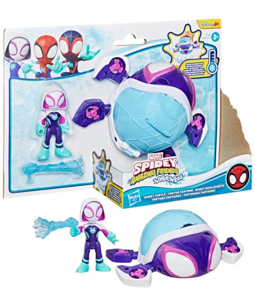 Spidey telarañas acuáticas figura con vehículo 7 cm
