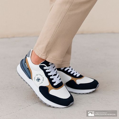 Zapato casual Beverly Hills Polo Club bicolor para hombre