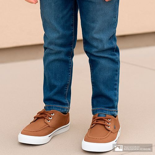 Zapato casual Nautica café para niño
